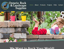 Tablet Screenshot of ontariorock.net